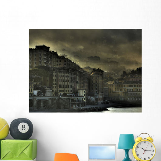 Early Morning In Camogli, Italy Wall Mural