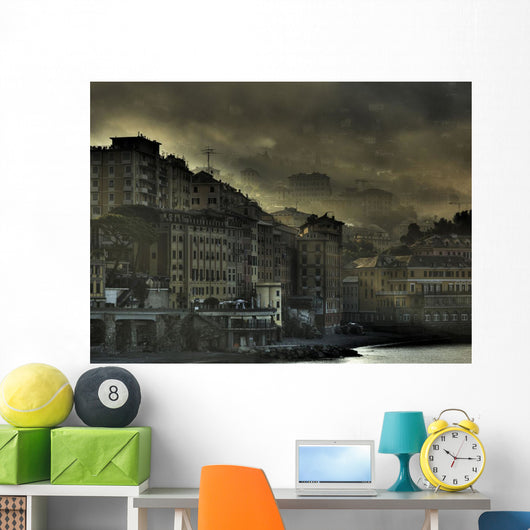 Early Morning In Camogli, Italy Wall Mural