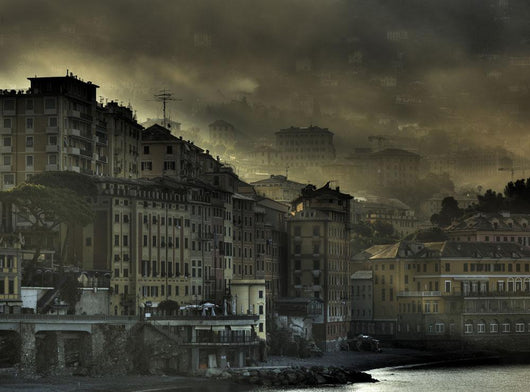Early Morning In Camogli, Italy Wall Mural