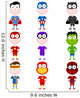 Child Superheroes Wall Decal