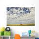 Old Abandoned Red Barn In The Midst Of A Canola Field Wall Mural