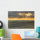 Rays Of Sunset Light Between The Clouds Wall Mural