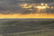Rays Of Sunset Light Between The Clouds Wall Mural
