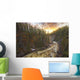 Meltwater Raging Through The Morley River Canyons Sunset, Yukon Wall Mural