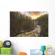 Meltwater Raging Through The Morley River Canyons Sunset, Yukon Wall Mural
