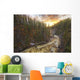 Meltwater Raging Through The Morley River Canyons Sunset, Yukon Wall Mural