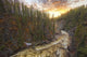 Meltwater Raging Through The Morley River Canyons Sunset, Yukon Wall Mural