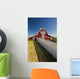 Red Barn With Fence, Near Lake Alma, Saskatchewan Wall Mural