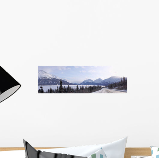Panoramic View Looking South On The South Klondike Highway, Yukon Wall Mural