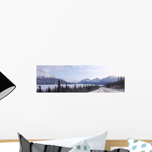 Panoramic View Looking South On The South Klondike Highway, Yukon Wall Mural