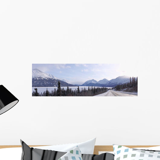 Panoramic View Looking South On The South Klondike Highway, Yukon Wall Mural