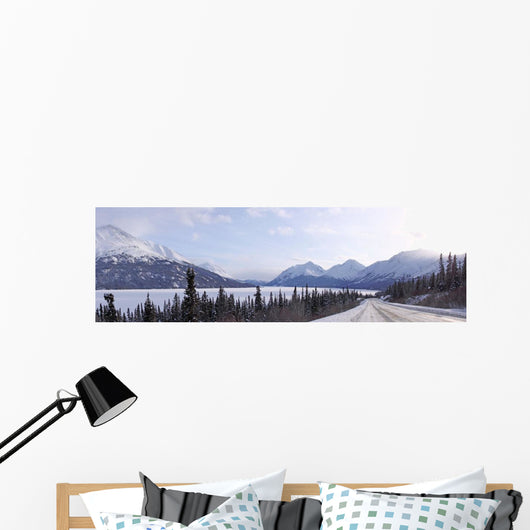 Panoramic View Looking South On The South Klondike Highway, Yukon Wall Mural