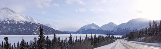 Panoramic View Looking South On The South Klondike Highway, Yukon Wall Mural