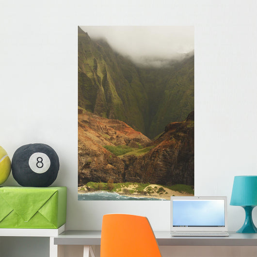 Napali Coast, Kaua'i, Hawaii Wall Mural