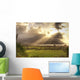 Shafts Of Sunlight At Sunset Over Hanalei Bay Wall Mural