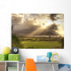 Shafts Of Sunlight At Sunset Over Hanalei Bay Wall Mural