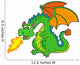 Fire Dragon Wall Mural