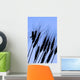 Silhouette Of A Grasshopper On Wheat, Near Manor, Saskatchewan Wall Mural