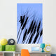 Silhouette Of A Grasshopper On Wheat, Near Manor, Saskatchewan Wall Mural