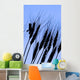 Silhouette Of A Grasshopper On Wheat, Near Manor, Saskatchewan Wall Mural