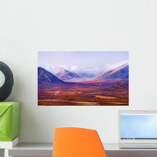 Tombstone Range And Fall Colours Wall Mural