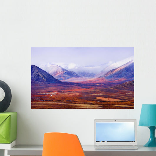 Tombstone Range And Fall Colours Wall Mural