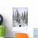 Moose In Deep Snow, Near Teslin, Yukon Wall Mural
