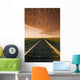 Railway At Sunrise, Near Winnipeg, Manitoba Wall Mural