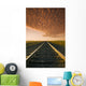 Railway At Sunrise, Near Winnipeg, Manitoba Wall Mural