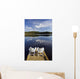 Adirondack Chairs On Dock Wall Mural
