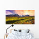 Fall Colours And Auriol Range At Sunset, Kluane National Park, Yukon Wall Mural