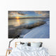 Setting Sun Over Teslin Lake After A Clearing Storm, Yukon Wall Mural