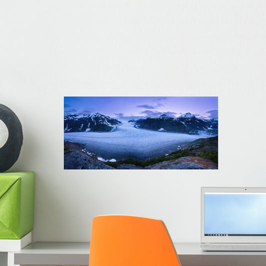 Salmon Glacier At Dusk, Northern British Columbia Wall Mural