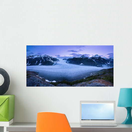 Salmon Glacier At Dusk, Northern British Columbia Wall Mural