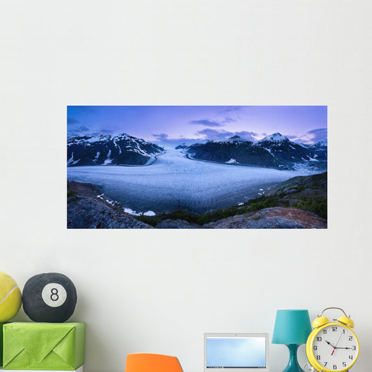 Salmon Glacier At Dusk, Northern British Columbia Wall Mural