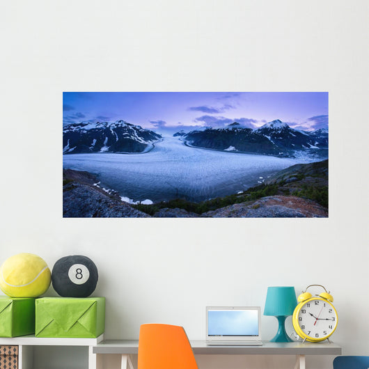 Salmon Glacier At Dusk, Northern British Columbia Wall Mural