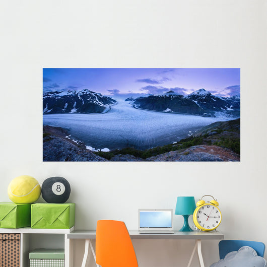 Salmon Glacier At Dusk, Northern British Columbia Wall Mural