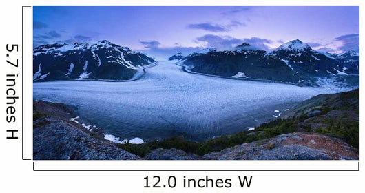 Salmon Glacier At Dusk, Northern British Columbia Wall Mural