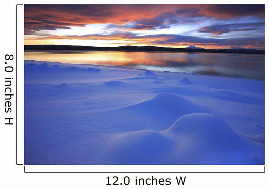 Sunset Over Teslin Lake, Teslin, Yukon Wall Mural