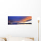 Sunset Over Teslin Lake And Dawson Peaks, Yukon Wall Mural