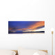 Sunset Over Teslin Lake And Dawson Peaks, Yukon Wall Mural