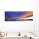 Sunset Over Teslin Lake And Dawson Peaks, Yukon Wall Mural