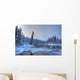 Morley River In Winter Near Teslin, Yukon Wall Mural