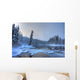 Morley River In Winter Near Teslin, Yukon Wall Mural