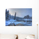 Morley River In Winter Near Teslin, Yukon Wall Mural