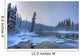 Morley River In Winter Near Teslin, Yukon Wall Mural