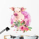 Cute Watercolor Ballerina Pig Wall Decal