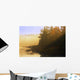 Mist At Sunrise, Soldier Lake, Nova Scotia Wall Mural
