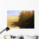 Mist At Sunrise, Soldier Lake, Nova Scotia Wall Mural