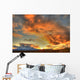 Sunset Over Dawson Peaks, Teslin, Yukon Wall Mural